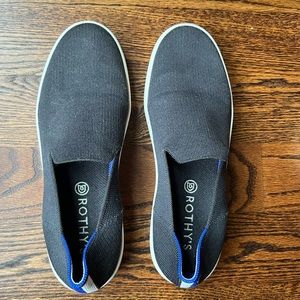 EUC Rothy’s Black Sneakers, size 10.5